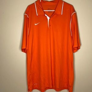 Orange Nike Golf Polo Shirt